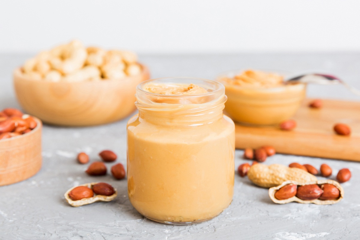 Un pot de beurre de cacahuète