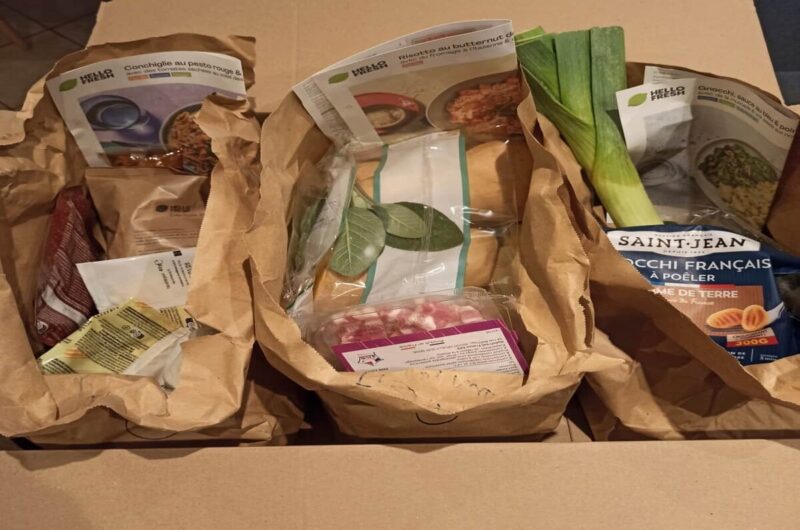 Boxes repas en livraison à domicile